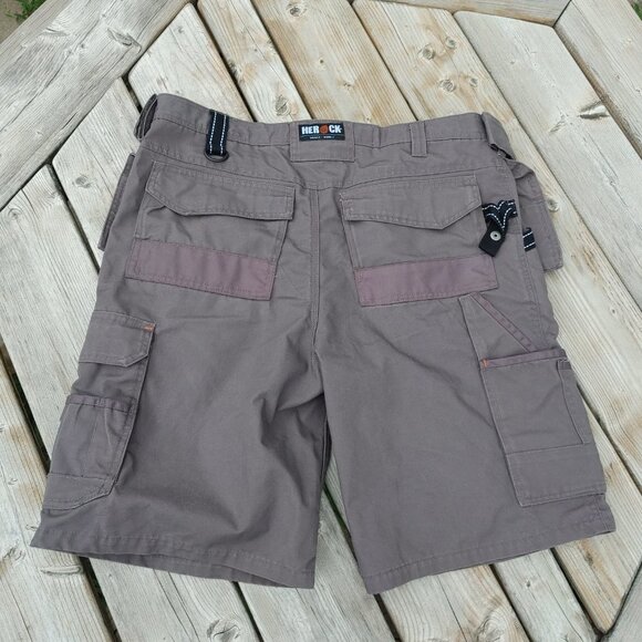HEROCK WORK WEAR SHORTS Men's Size 40 EUC Grey Carpenter Roofer Construction - Picture 3 of 9